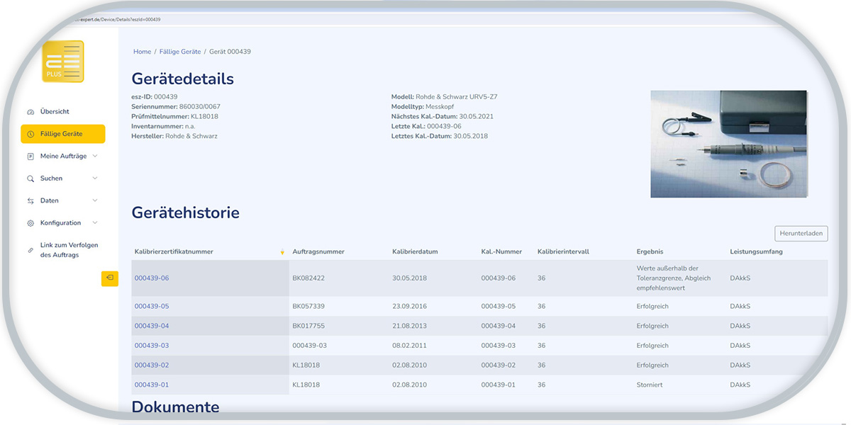 Vollständige Historieneinsicht Vollständige Historieneinsicht